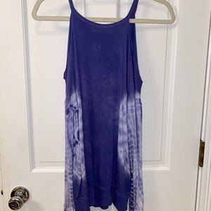 tie dye off the shoulder tee